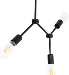 ΦΩΤΙΣΤΙΚΟ ΟΡΟΦΗΣ 3-ΦΩΤΟ LIGHTY HM7404.11 ΜΕΤΑΛΛΟ ΣΕ ΜΑΥΡΟ 52x5x48Υεκ. - 0538148 - HM7404.11