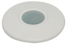 ΑΝΙΧΝΕΥΤΗΣ ΚΙΝΗΣΗΣ ΥΠΕΡΥΘΡΩΝ ΟΡΟΦΗΣ 230V IP20 360° 2~6m MAX ΛΕΥΚΟΣ ΔΙΣΚΟΣ ACA ELPIRC6MDISC