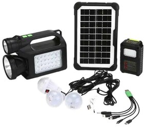 GDSuper Ηλιακό σύστημα φωτισμού 30W 28LED GD-C10 - Multi-Function Emergency Portable Light