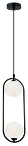 Φωτιστικό Οροφής Fancy 4208700 Black Viokef Metal, Glass