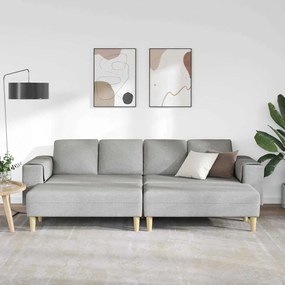 vidaXL Σετ Καναπέ 3 pcs Σκούρο γκρι ύφασμα