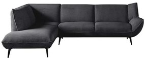 Καναπές Γωνιακός (Δεξιά Γωνία) Emerald Ε9419,31 274x203x88cm Anthracite