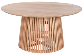 Τραπεζαρία Home ESPRIT Φυσικό ξύλο mindi 150 x 150 x 75 cm