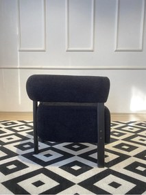 Stewehome Πολυθρόνα με ξύλινα πόδια μοντέρνου στυλ 60x55x55 cm