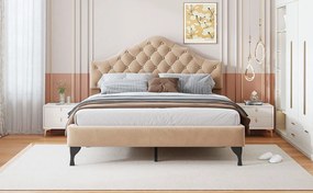 Επενδυμένο κρεβάτι Desora-Mpez