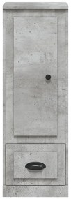 vidaXL Ντουλάπι Γκρι Σκυροδέματος 36x35,5x103,5 εκ. Επεξεργασμένο Ξύλο