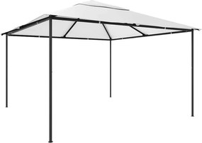 vidaXL Κιόσκι Λευκό 4 x 4 x 3 μ. 180 γρ./μ²