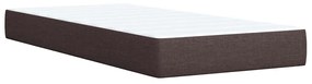 ΚΡΕΒΑΤΙ BOXSPRING ΜΕ ΣΤΡΩΜΑ ΣΚΟΥΡΟ ΚΑΦΕ 90X200 ΕΚ. ΥΦΑΣΜΑΤΙΝΟ 3293861