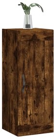 vidaXL Ντουλάπι Τοίχου Καπνιστή Δρυς 34,5 x 34 x 90 εκ. Επεξεργ. Ξύλο