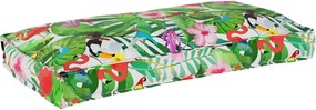 vidaXL Μαξιλάρι Floral Πολύχρωμο 120 x 60 x 12 εκ. Ύφασμα Όξφορντ