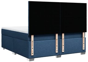 ΚΡΕΒΑΤΙ BOXSPRING ΜΕ ΣΤΡΩΜΑ ΜΠΛΕ 180X200 ΕΚ. ΥΦΑΣΜΑΤΙΝΟ 3290573