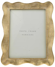 Κορνίζα Polyester Χρυσή-Λευκή 15x20εκ. Zen Collection 25.21.51514