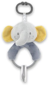 Κρεμαστή Λούτρινη Κουδουνίστρα Elephant Grey 10191400010 Lorelli