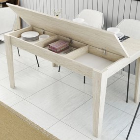 Τραπέζι Τραπεζαρίας Τραβερτίνη MILAN 145x88x75