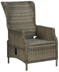 vidaXL Σετ Τραπεζαρίας Κήπου 5 Τεμαχίων Καφέ