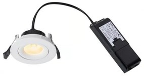 Χωνευτό Σποτ Οροφής Downlight Μπάνιου LED 8W IP44 2700K Aliki Nordlux 2310320001 Λευκό