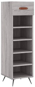 vidaXL Παπουτσοθήκη Γκρι Sonoma 30x35x105 εκ. από Επεξεργασμένο Ξύλο