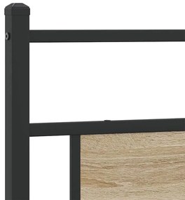 Κεφαλάρι Sonoma Δρυς 180 εκ. Επεξεργασμένο Ξύλο/Ατσάλι 4106828