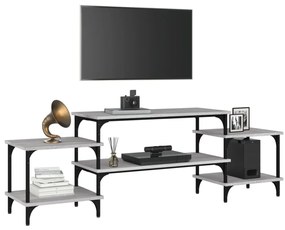vidaXL Έπιπλο Τηλεόρασης Γκρι Sonoma 157x35x52 εκ. Επεξεργασμένο Ξύλο