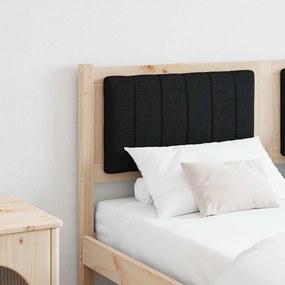 vidaXL Ταπετσαρισμένο κεφαλάρι Καφέ Στερεά ξυλεία πεύκου