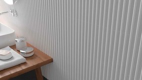 Stripes Ice White Matt 7,5x30 - Πλακάκι μπάνιου &amp; κουζινας