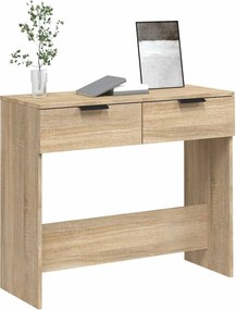 vidaXL Τραπέζι Κονσόλα Sonoma Δρυς 90x36x75 εκ. Επεξεργασμένο Ξύλο