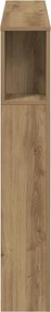 vidaXL Ντουλάπι κεφαλάρι Δρυς τεχνίτης 120x19x104,5 cm