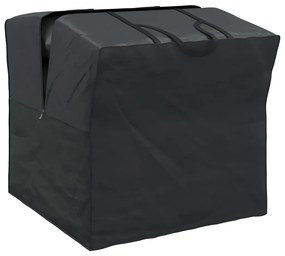 vidaXL Τσάντα Αποθήκευσης Υπαίθρου Μαύρο 80 x 80 x 60 εκ. Ύφασμα 420D