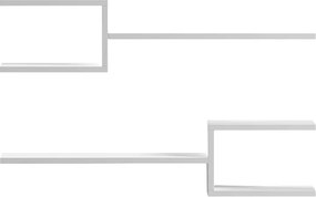 Ραφιέρα τοίχου Galler pakoworld λευκό 79x19.5x18εκ