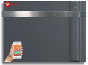 Radialight Klima AS WiFi 750 Watt Ανθρακί - Ψηφιακός Θερμοπομπός Διπλής Λειτουργίας με Πετσετοκρεμάστρα Αλουμινίου