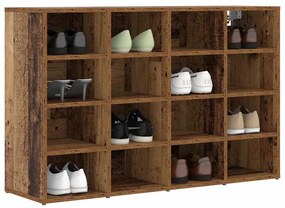 vidaXL Παπουτσοθήκη Παλαιό ξύλο 103 x 30 x 67 εκ. Επεξεργασμένο ξύλο