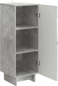 vidaXL Πλαϊνό γραφείο Γκρι Σκυροδέματος 33 x 34,5 x 90 εκ