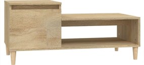 vidaXL Τραπεζάκι Σαλονιού Sonoma Δρυς 100x50x45 εκ. Επεξεργασμένο Ξύλο