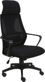 BF2950 Πολυθρόνα Γραφείου Διευθυντή, Mesh Μαύρο   1τμχ