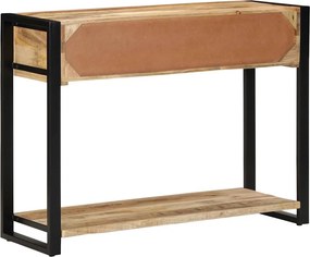 vidaXL Τραπέζι κονσόλας 100x35x75 cm Στερεό ακατέργαστο ξύλο Mango