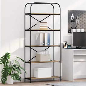 Ράφι Βιβλίων artisan δρυς 80 x 30 x 183 εκ Επεξεργασμένο ξύλο