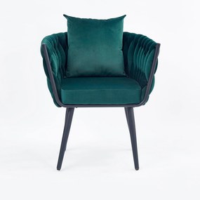 AVATAR 2 leisure armchair dark green/ black DIOMMI V-CH-AVATAR_2-FOT-C.ZIELONY