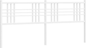 vidaXL Ανταλλακτικό κεφαλάρι Λευκό 193 εκ. Μεταλλικό