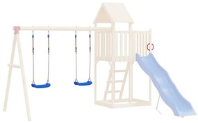 vidaXL Κούνιες με Σχοινιά 2 τεμ. Μπλε 37 x 15 εκ. από Πολυαιθυλένιο