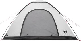 vidaXL Σκηνή Camping 6 ατόμων Λευκό Μαύρο