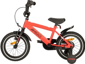 Speeder 14 Inch 24 cm Boys Coaster Brake Red/Black