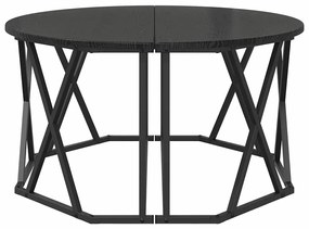vidaXL Τραπεζάκι σαλονιού Μαύρη δρυς 80 x 80 x 42 cm