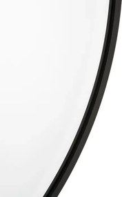 Καθρέπτης με μαύρο αλουμίνιο 80x80 εκ.