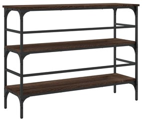 vidaXL Τραπέζι Κονσόλα Καφέ Δρυς 100x32x75 εκ. Επεξεργασμένο Ξύλο