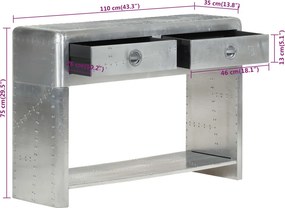 vidaXL Μπουφές Aviator 110 x 35 x 75 εκ. Μεταλλικός