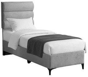 Κρεβάτι Limit (Για Στρώμα 90x200cm) 323-000026 93x200x125cm Grey Μονό