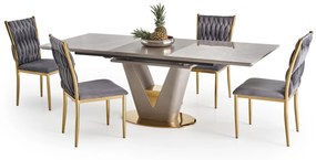 VALENTINO table light grey/gold DIOMMI V-CH-VALENTINO-ST