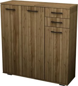 Παπουτσοθήκη - Ντουλάπι Infinity Megapap χρώμα καρυδί 108x35x108εκ.