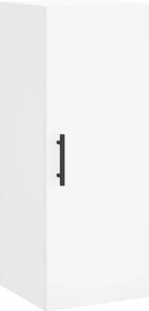 vidaXL Ντουλάπι Λευκό 34,5 x 34 x 180 εκ. από Επεξεργασμένο Ξύλο