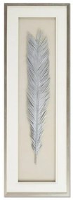 Πίνακας Φτερό Ασημί 40x120 εκ. 2700-5 Supergreens-2700-5-Ασημί 2700-5